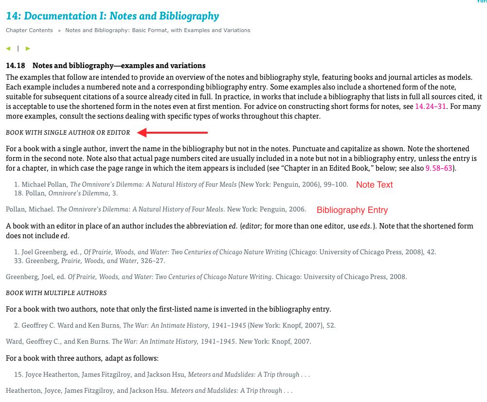 Sample Footnotes in MLA Style